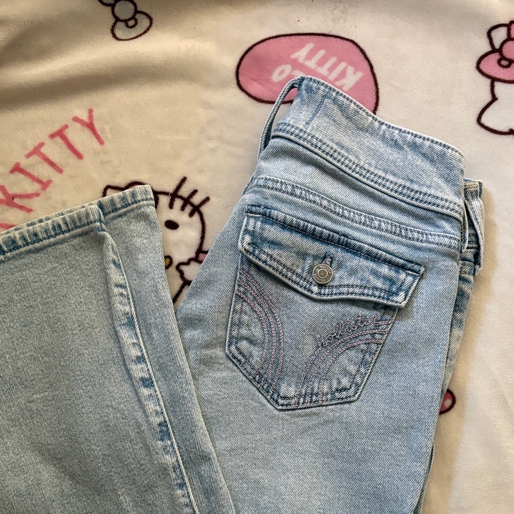 Hollister Light Blue Women's Bootcut Jeans